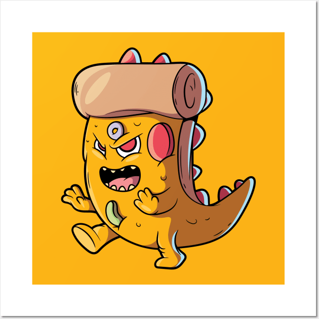 Monster Pizza! Wall Art by pedrorsfernandes